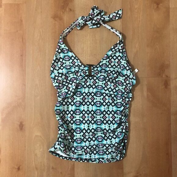 NWT - Helen Jon Halter Tankini Top - Picture 1 of 8